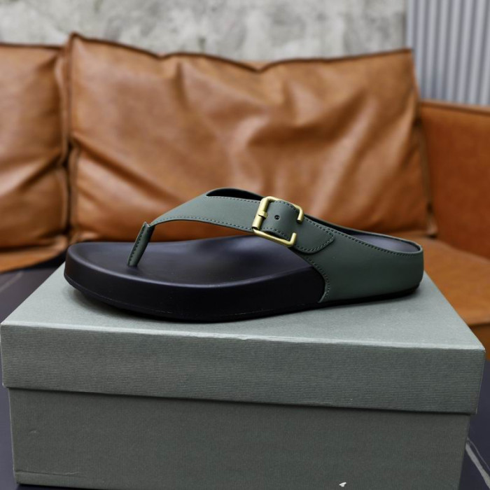Tom Ford de Cuero de los Hombres Fabuloso Palma de Zapatillas En Verde