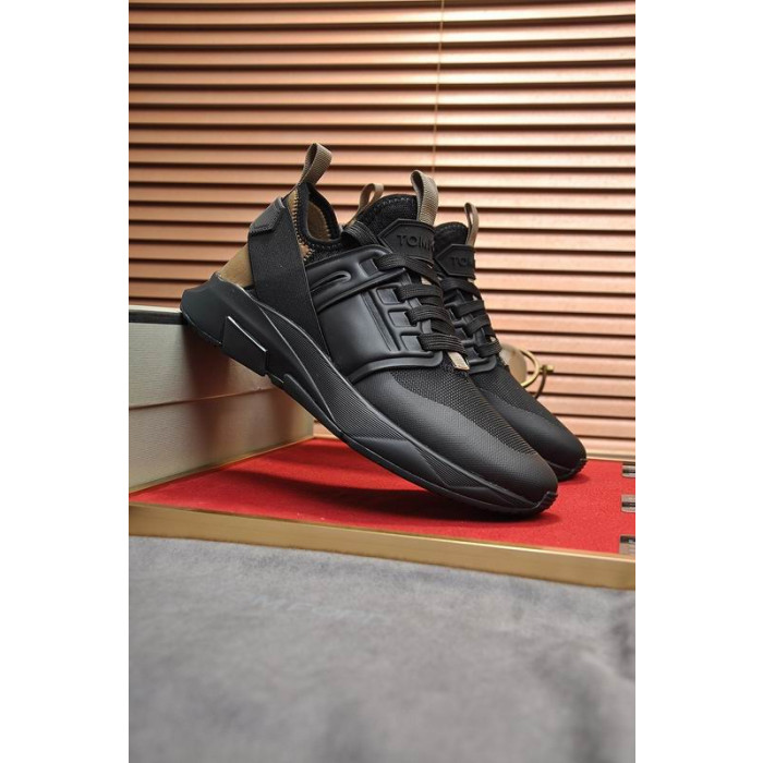 Tom Ford Malla De Nylon Jago De La Zapatilla De Deporte En Negro