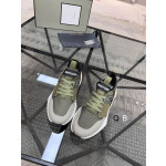 Tom Ford Malla De Nylon Jago Bajo La Parte Superior De La Zapatilla De Deporte En El Ejército Green08