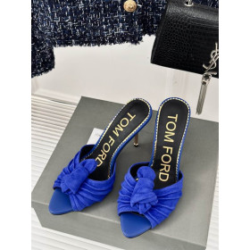 Tom Ford 10cm de Metal Talón de Diapositivas En color Azul