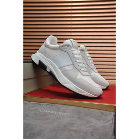 Tom Ford Zapatillas Hombres Zapatillas De Gamuza En Color Blanco