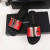 Tom Ford Cuero TF Logotipo de compuerta Plana En Rojo