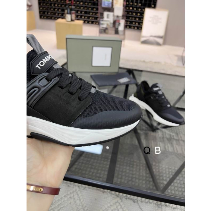 توم فورد شبكة من النايلون Jago المنخفض أعلى حذاء رياضة في Black07