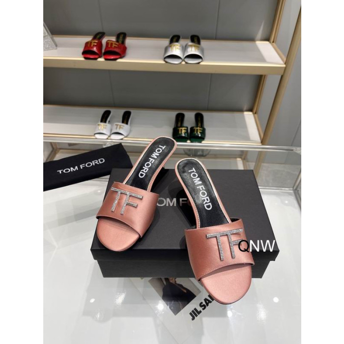 توم فورد 4.5 سم الحرير TF شعار الشريحة في البرتقال