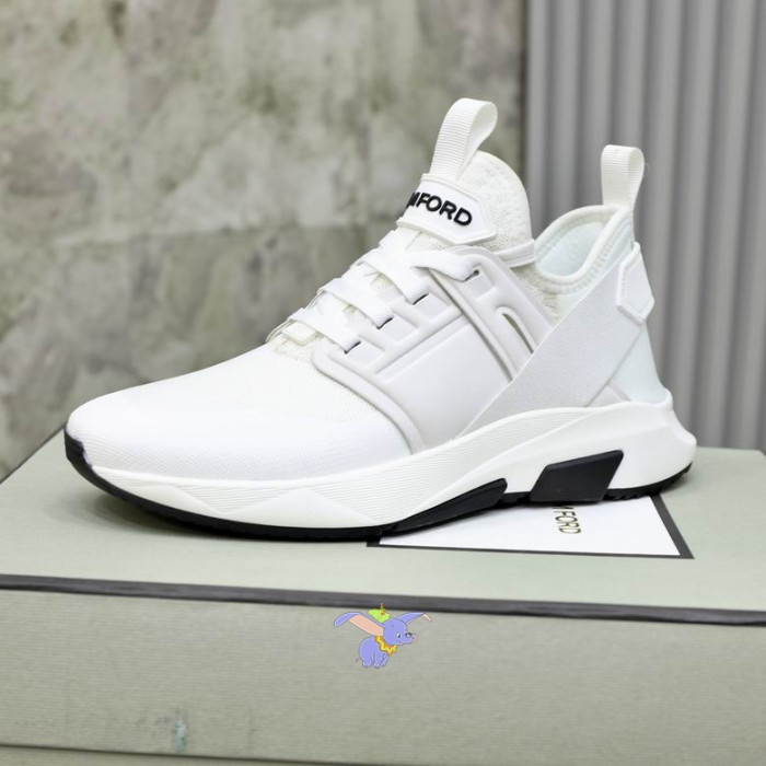 توم فورد شبكة من النايلون Jago المنخفض أعلى حذاء رياضة في White12