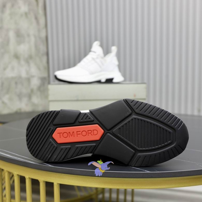 توم فورد شبكة من النايلون Jago المنخفض أعلى حذاء رياضة في White12