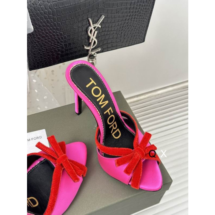 Tom Ford 10,5 cm Samet Luk Slide V Růžové Růžová