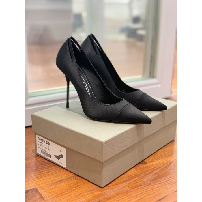 Tom Ford 10cm Podpatky Satén V Černé