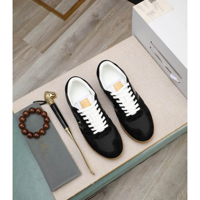 Tom Ford Semiš Jackson Tenisky V Černé