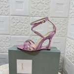 Tom Ford 10,5 cm Hadí Tisk Strappy lodičkou Sandály V Růžové