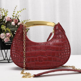 Tom Ford Dámské Mini Krokodýlí Vzor Taška Přes Rameno V Červené Barvě