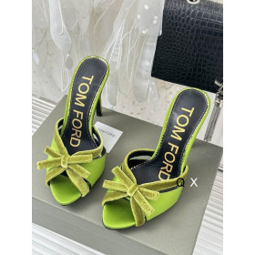 Tom Ford 10,5 cm Samet Luk Snímek V Zelené