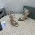 Tom Ford 10,5 cm Hadí Tisk Strappy lodičkou Sandály Ve Zlatě