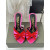 Tom Ford 10,5 cm Samet Luk Slide V Růžové Růžová