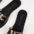 Tom Ford Kůže TF Logo Ploché Sklíčko V Černé barvě