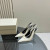 Tom Ford 10cm Krokodýlí Kůže Angelina Slingback V Bílé