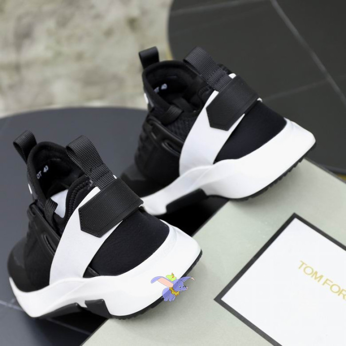 Tom Ford Nylon Mesh Jago Lav-Top Sneaker I Black17