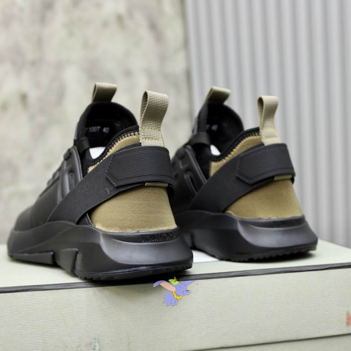 Tom Ford Nylon Mesh Jago Lav-Top Sneaker I Black18