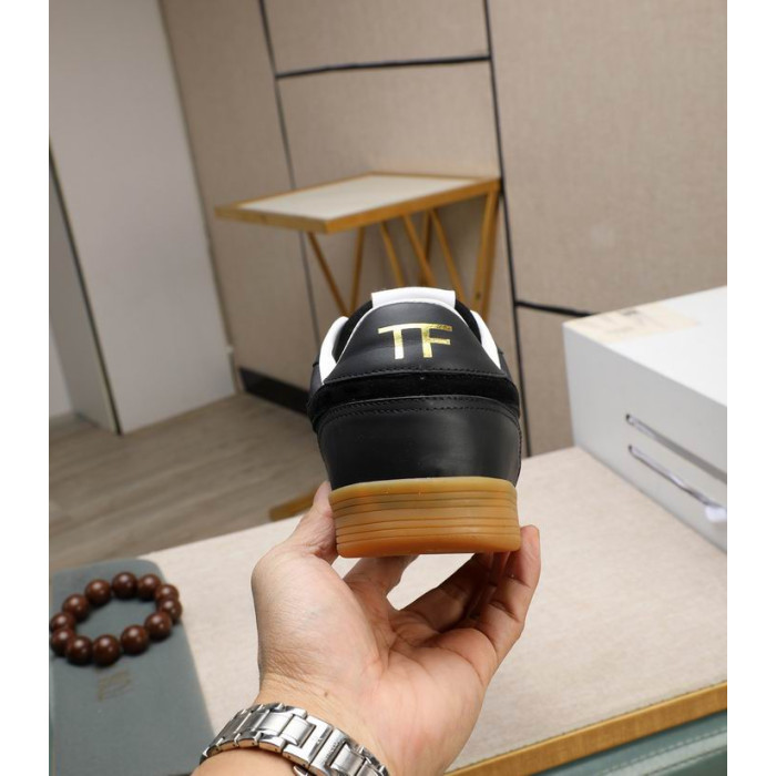 Tom Ford Mænds Casual Sneakers I Sort