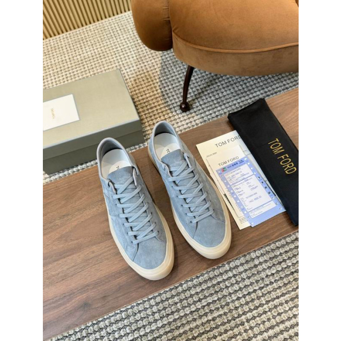 Tom Ford Ruskind Cambridge Sneakers I blå 022