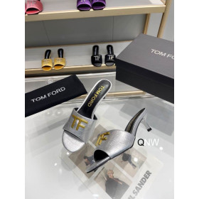 Tom Ford 4,5 cm Krokodille TF Logo Skub I Sølv