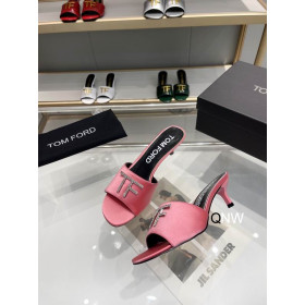 Tom Ford 4,5 cm Silke TF Logo Skub I Pink