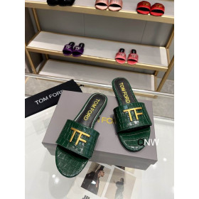 Tom Ford Krokodille TF Logo Skub I Grøn