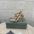 Tom Ford 10,5 cm Slangeskind High Heel Sandal I Guld