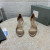 Tom Ford 10,5 cm Slangeskind High Heel Sandal I Guld