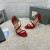 Tom Ford 10,5 cm Læder High Heel Sandal I Rød