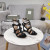 Tom Ford 11cm Skinnende Læder Paradis Cage Sandal I Sort