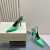 Tom Ford 10cm Læder Angelina Slingback I Lys Grøn