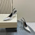 Tom Ford 10cm Læder Angelina Slingback I Sølv