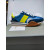 Tom Ford Ruskind Teknisk Stof James Sneaker I Blå/Gul 001