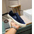 Tom Ford Krokodille Cambridge Lace-Up Lave Sneaker I Mørke Blå