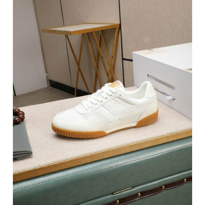 Tom Ford Suede Jackson Sneaker In Wit
