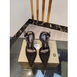Tom Ford Velvet Asymmetrische Crystal Sandaal In Black01