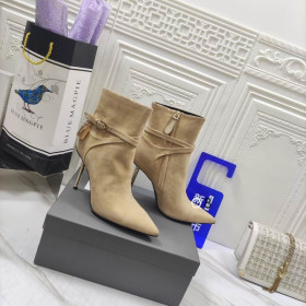 Tom Ford 10,5 cm Hangslot Enkellaars In Khaki