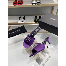 Tom Ford 4,5 cm Zijde TF-Logo Schuif In het Paars