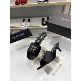 Tom Ford 4,5 cm Zijde TF Dia-Logo In Zwart