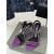 Tom Ford 10cm Velvet Asymmetrische Crystal Sandaal In Purple04