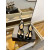 Tom Ford 10,5 cm Velvet Gouden Ketting Angelina Sandaal In het Zwart