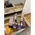 Tom Ford 10,5 cm Gestempeld Krokodil Gouden Ketting Angelina Sandaal Paars