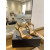 Tom Ford 10,5 cm Gestempeld Krokodil Gouden Ketting Angelina Sandaal In Khaki