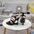 Tom Ford 11cm Glanzend Leer Paradis Cage Sandal In Zwart