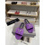 Tom Ford Leer TF-Logo Schuif In het Paars
