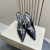 Tom Ford 10cm Leer Angelina Slingback In Zwart