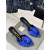 Tom Ford 10cm Metalen Hiel Schuif In het Blauw