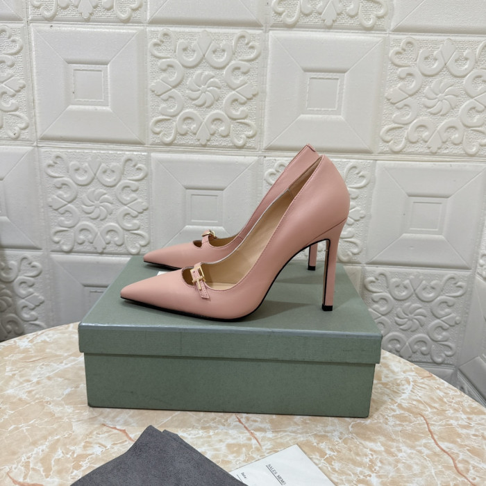Tom Ford 10,5 cm Nahka Huomautti Toe Korkokengät Vaaleanpunainen