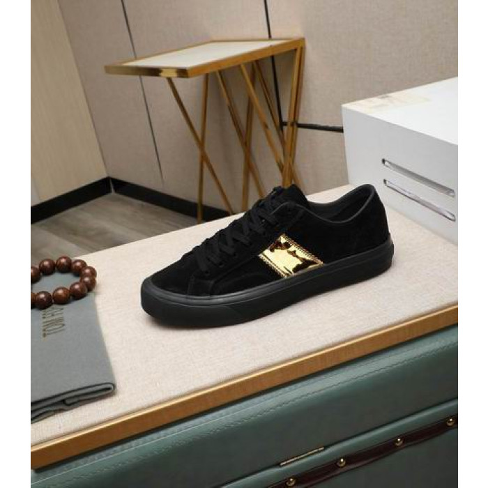 Tom Ford Mokka Cambridge Lenkkarit Musta/Kulta 005